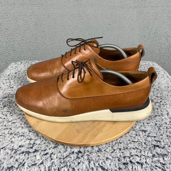 Wolf & Shepherd Crossover Longwing Dress Shoes Men's 11.5 M Honey/White Hybrid - Picture 2 of 15